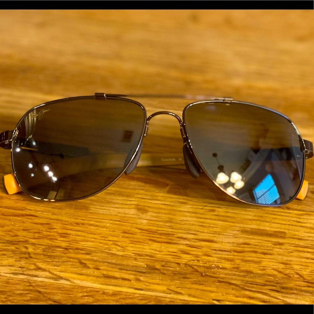 Maui Jim Guardrails glasses in brown